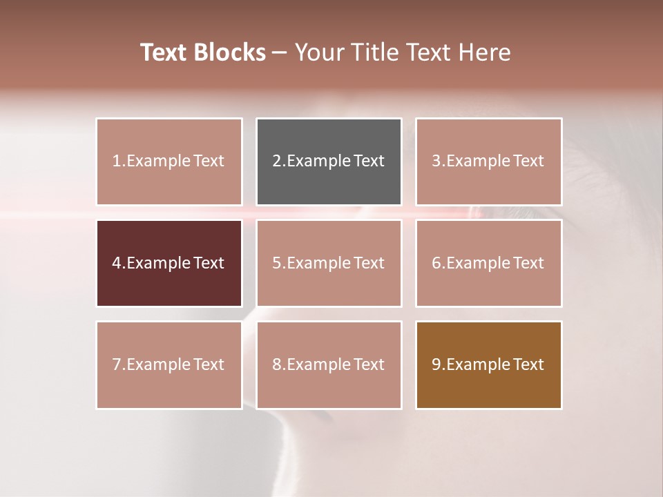 Licht Kurzsichtig Besser PowerPoint Template