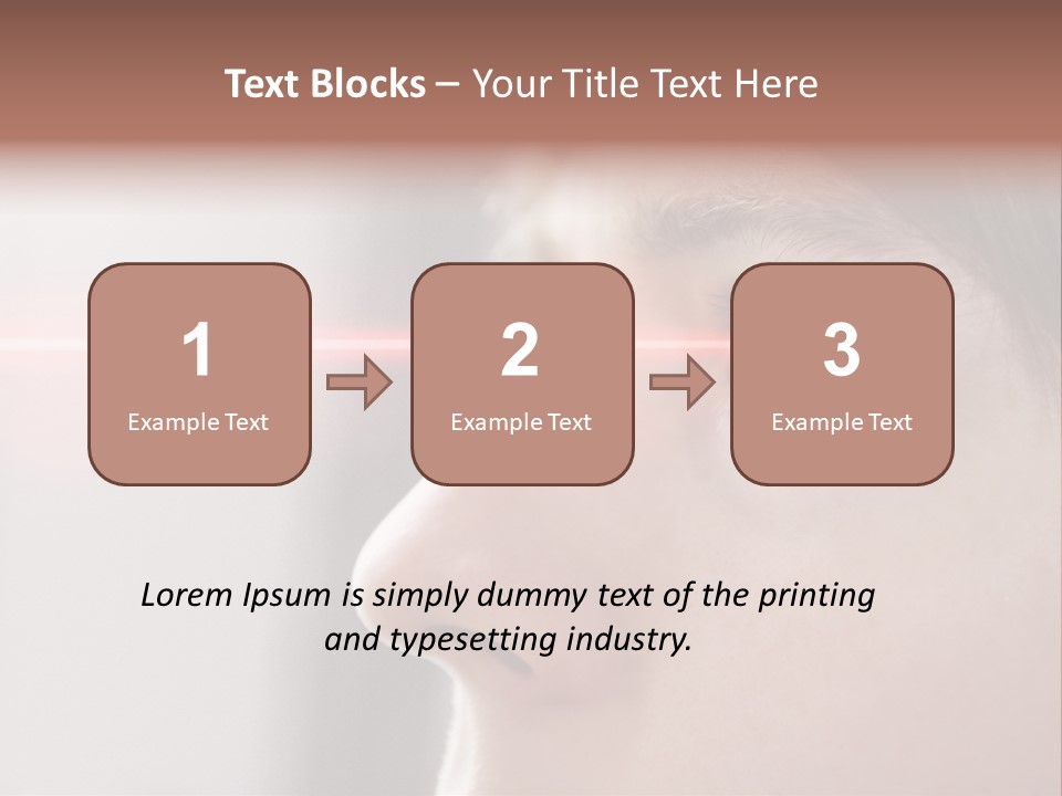 Licht Kurzsichtig Besser PowerPoint Template