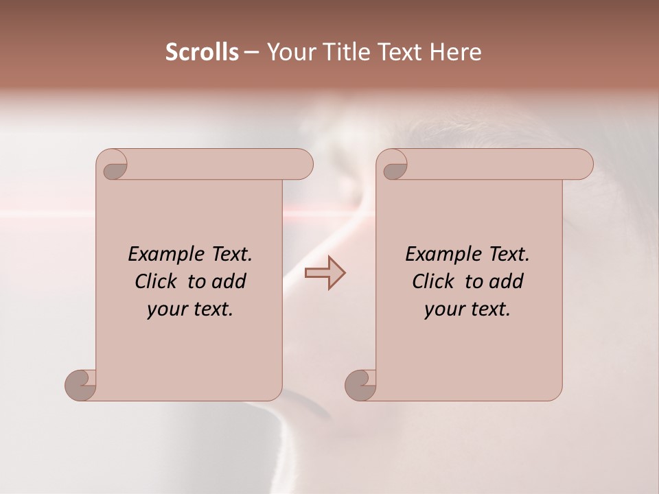 Licht Kurzsichtig Besser PowerPoint Template