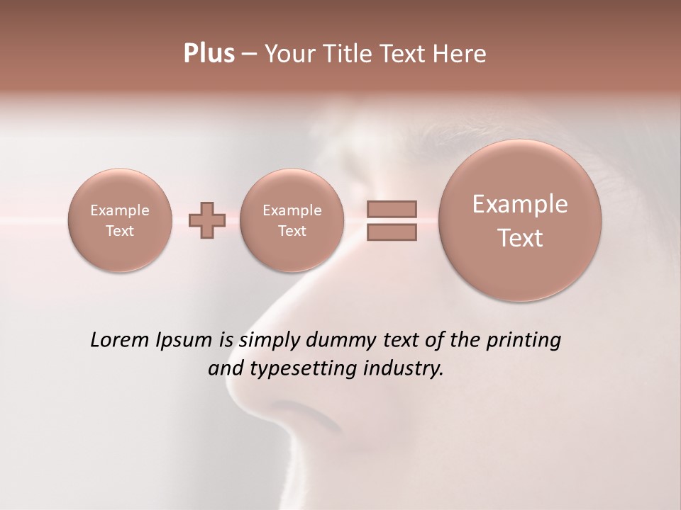 Licht Kurzsichtig Besser PowerPoint Template