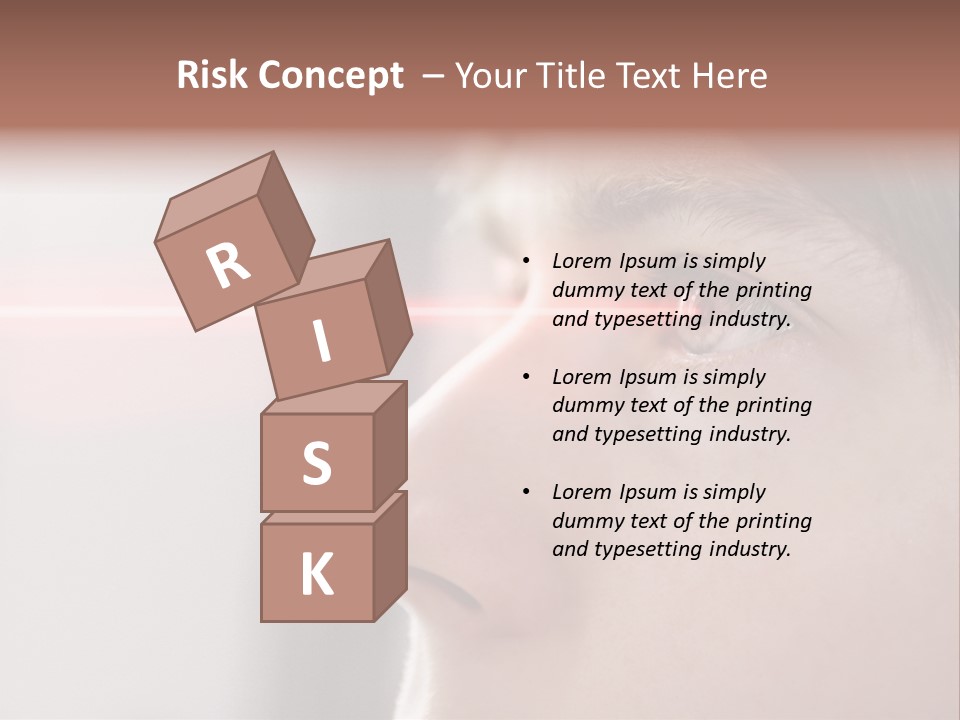 Licht Kurzsichtig Besser PowerPoint Template