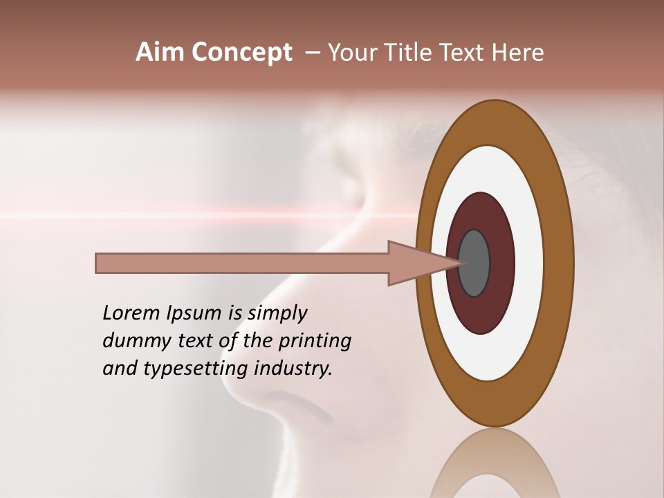 Licht Kurzsichtig Besser PowerPoint Template