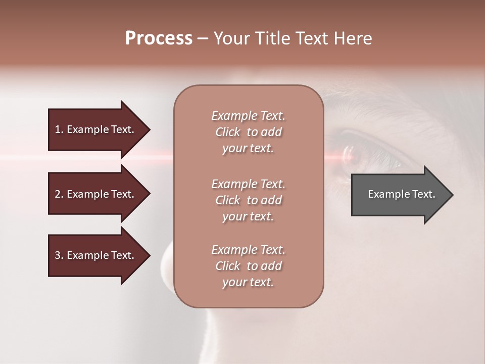 Licht Kurzsichtig Besser PowerPoint Template