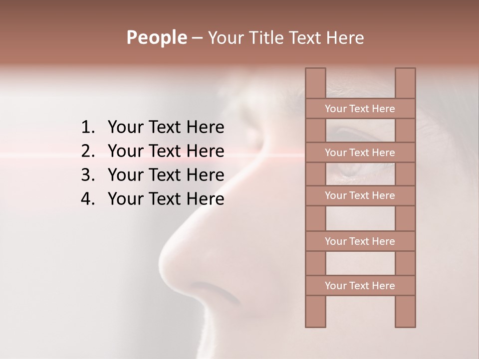 Licht Kurzsichtig Besser PowerPoint Template