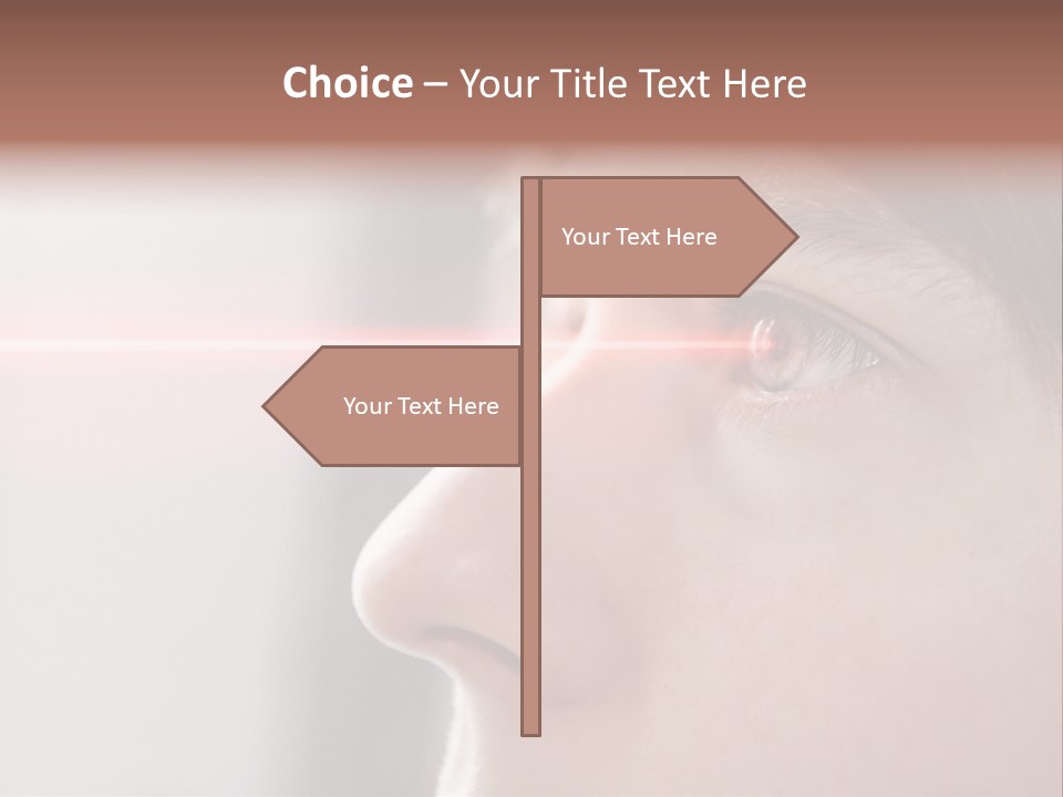Licht Kurzsichtig Besser PowerPoint Template