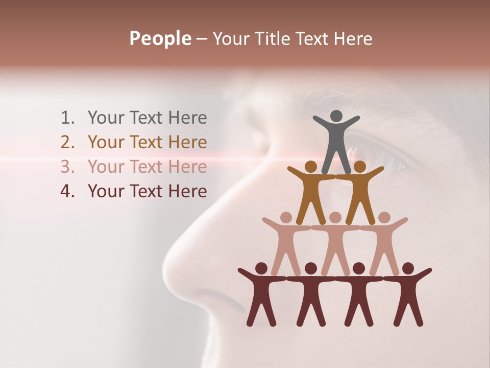 Licht Kurzsichtig Besser PowerPoint Template