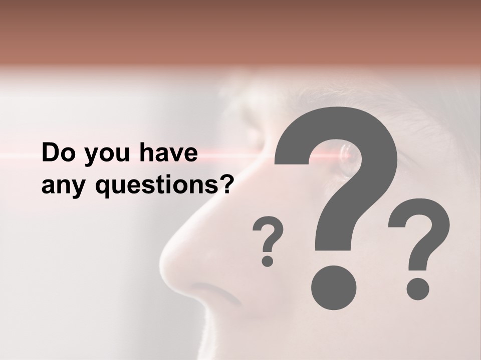 Licht Kurzsichtig Besser PowerPoint Template