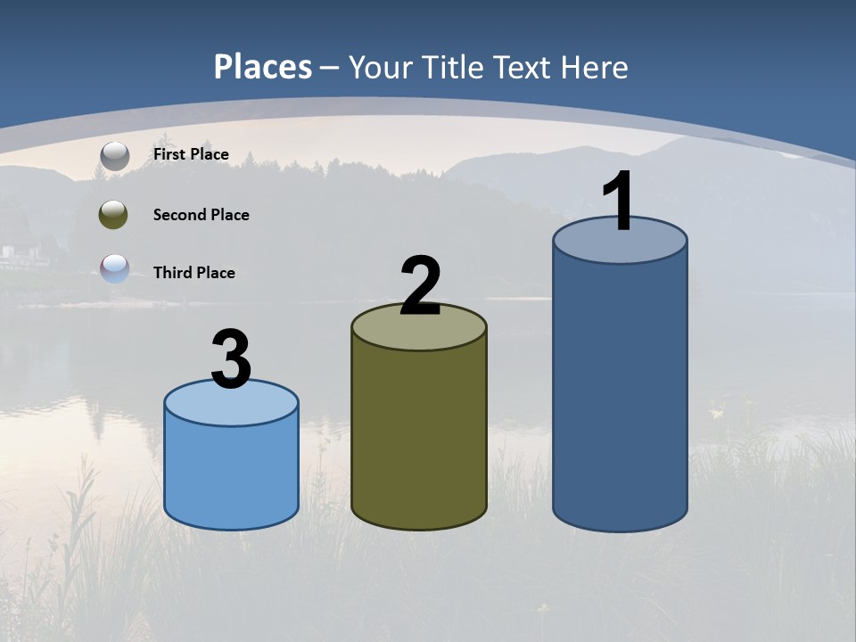 Serene Panoramic Plant PowerPoint Template