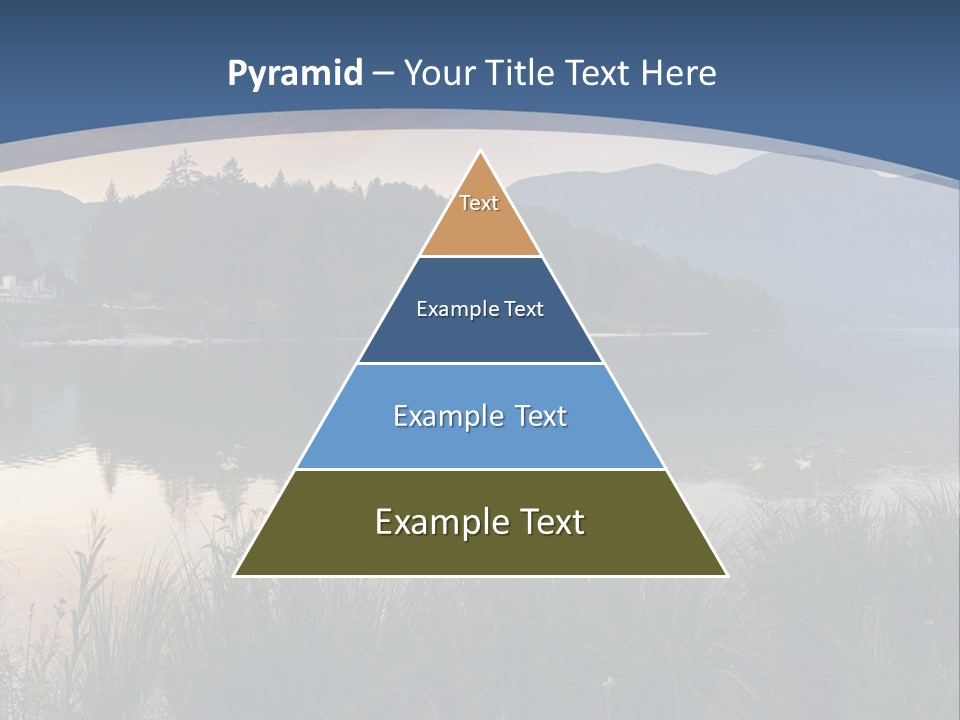 Serene Panoramic Plant PowerPoint Template