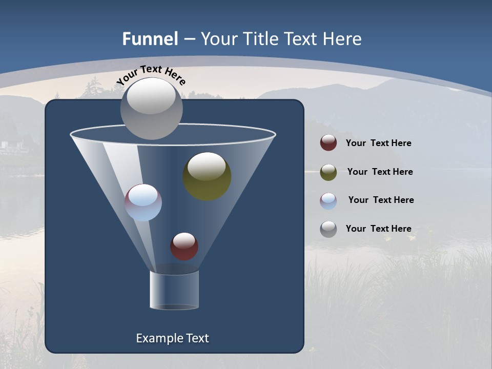 Serene Panoramic Plant PowerPoint Template