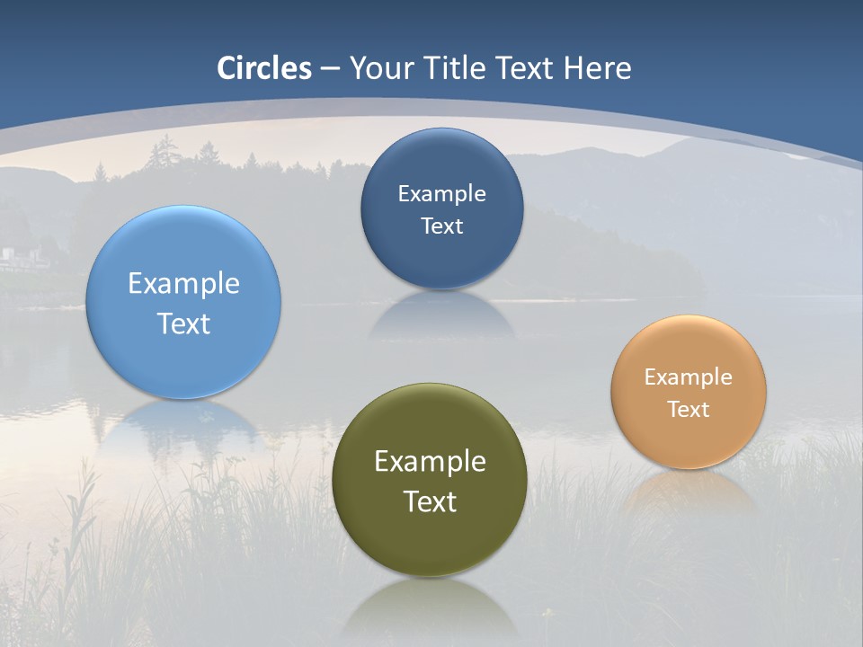 Serene Panoramic Plant PowerPoint Template