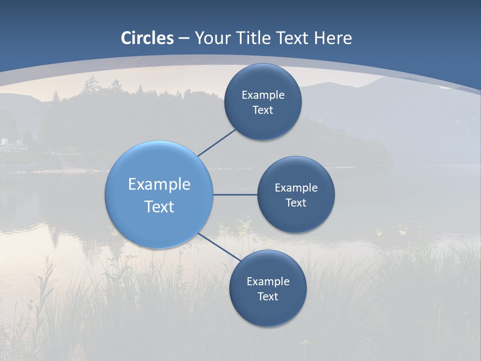 Serene Panoramic Plant PowerPoint Template