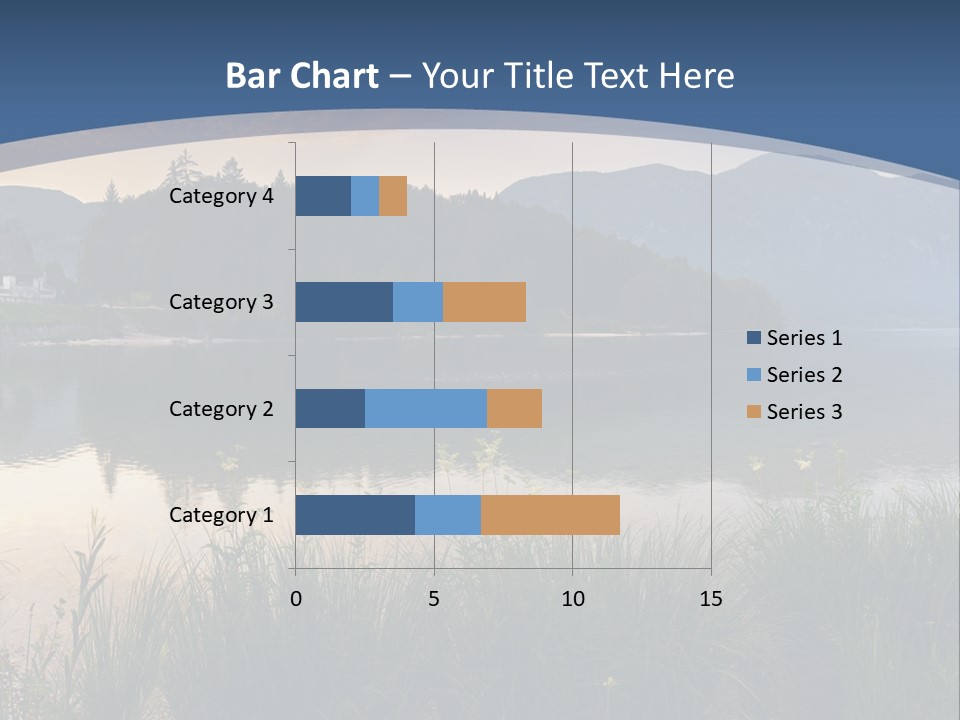 Serene Panoramic Plant PowerPoint Template