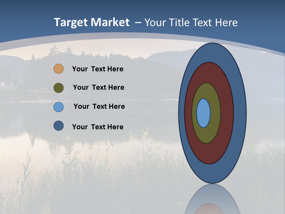 Serene Panoramic Plant PowerPoint Template