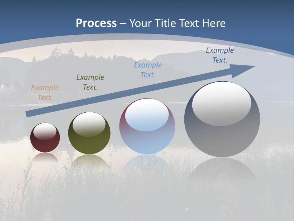 Serene Panoramic Plant PowerPoint Template