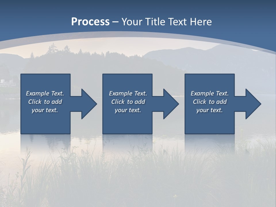 Serene Panoramic Plant PowerPoint Template