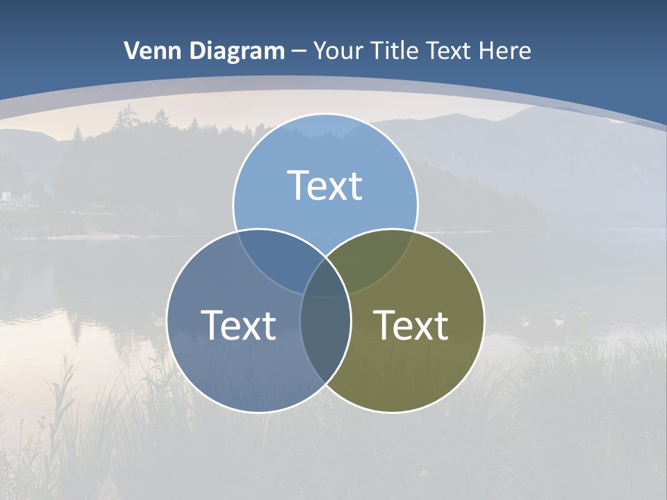 Serene Panoramic Plant PowerPoint Template