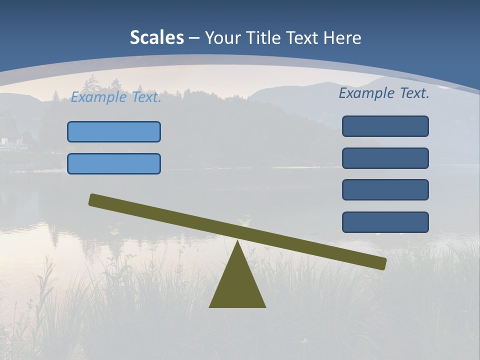 Serene Panoramic Plant PowerPoint Template