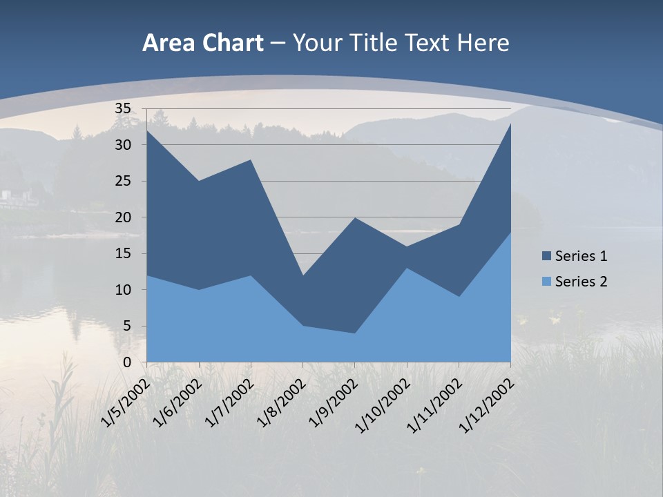 Serene Panoramic Plant PowerPoint Template