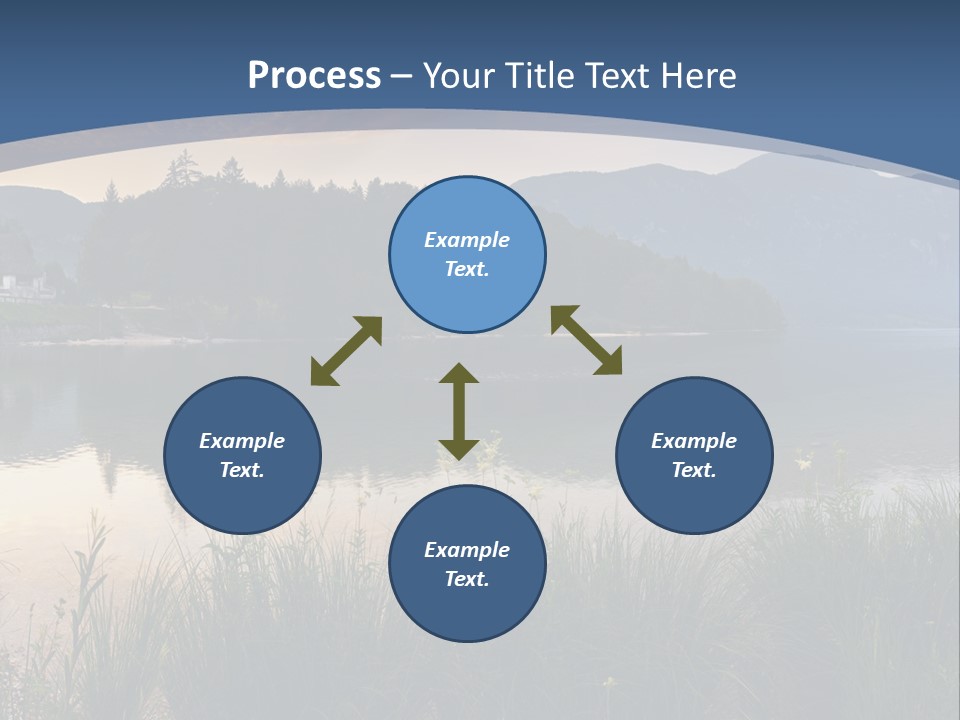 Serene Panoramic Plant PowerPoint Template