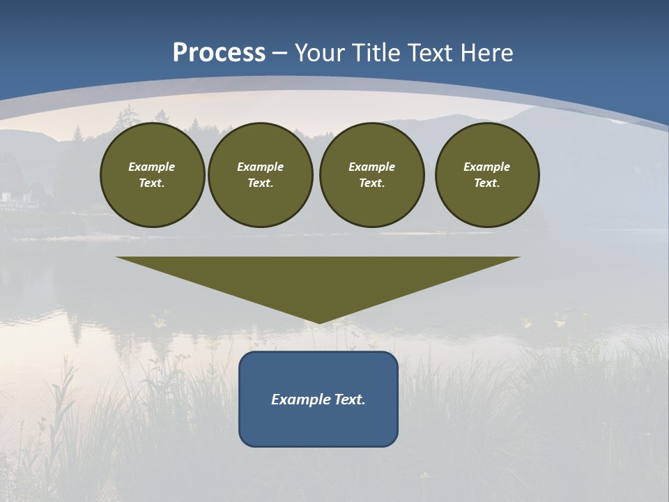Serene Panoramic Plant PowerPoint Template