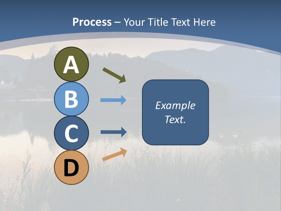 Serene Panoramic Plant PowerPoint Template