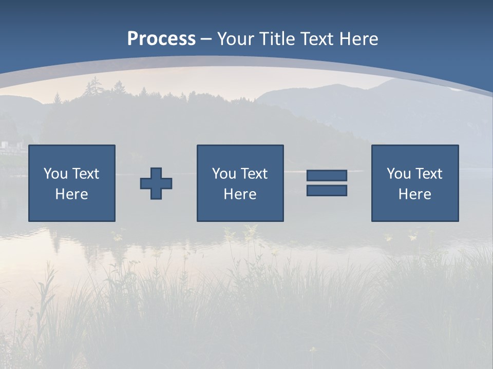 Serene Panoramic Plant PowerPoint Template