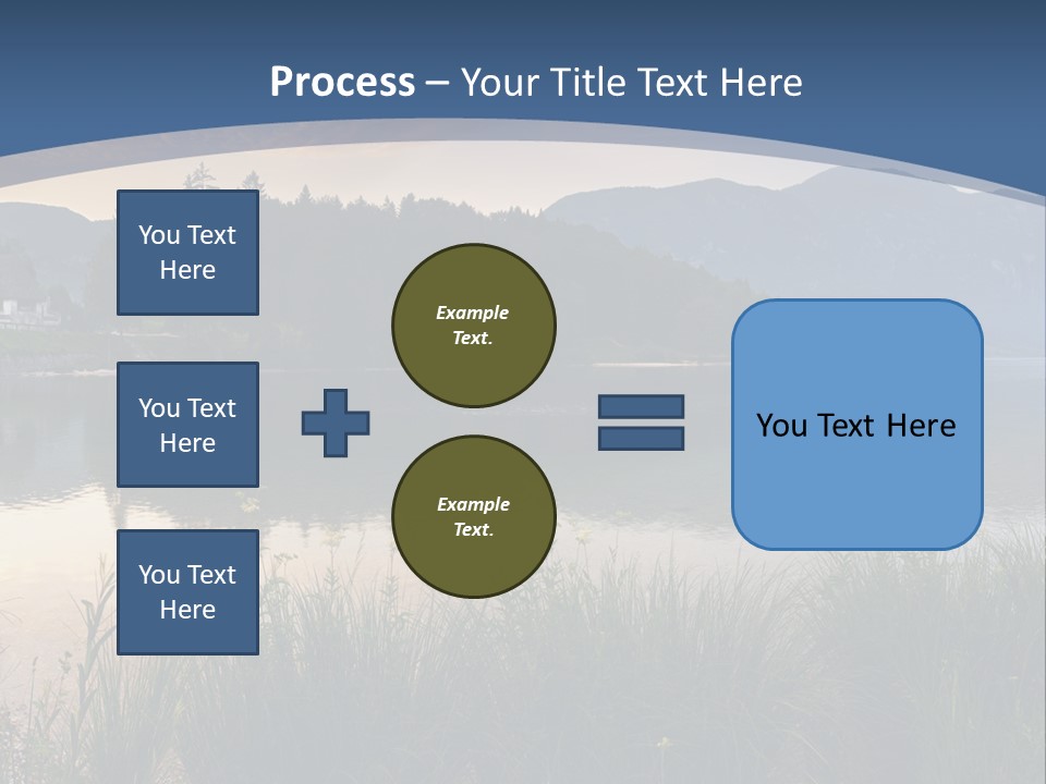 Serene Panoramic Plant PowerPoint Template