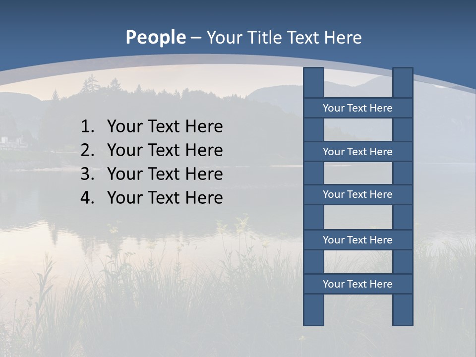 Serene Panoramic Plant PowerPoint Template