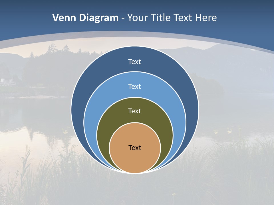 Serene Panoramic Plant PowerPoint Template