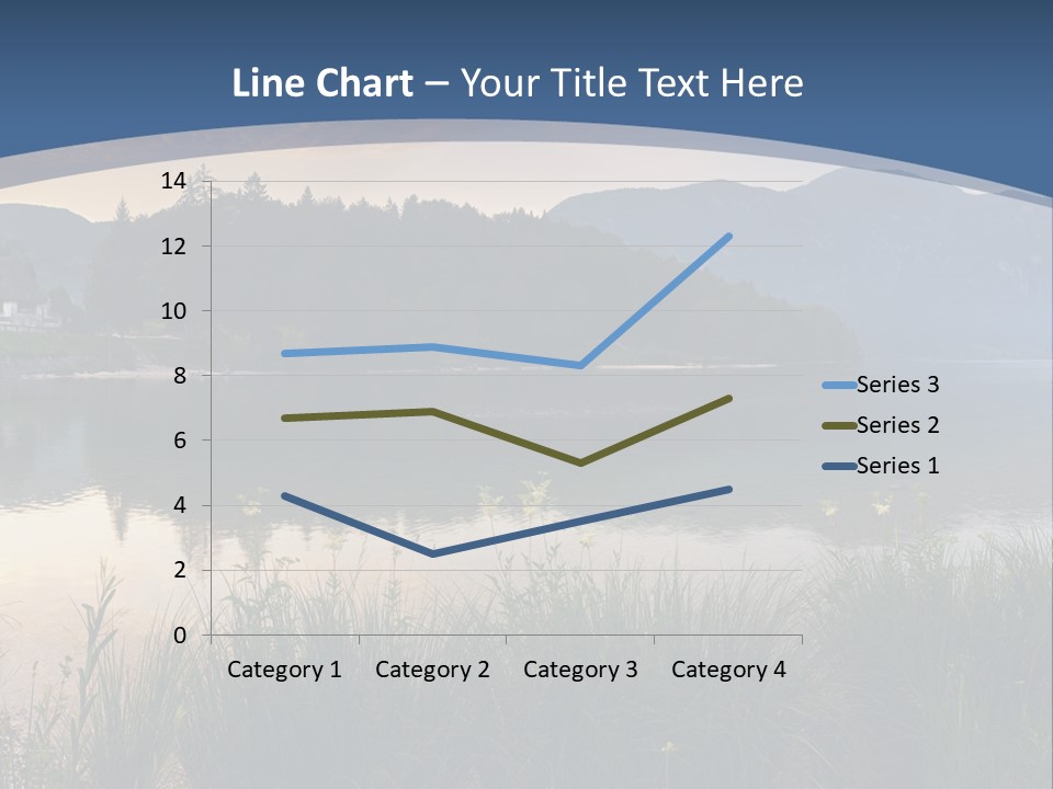 Serene Panoramic Plant PowerPoint Template