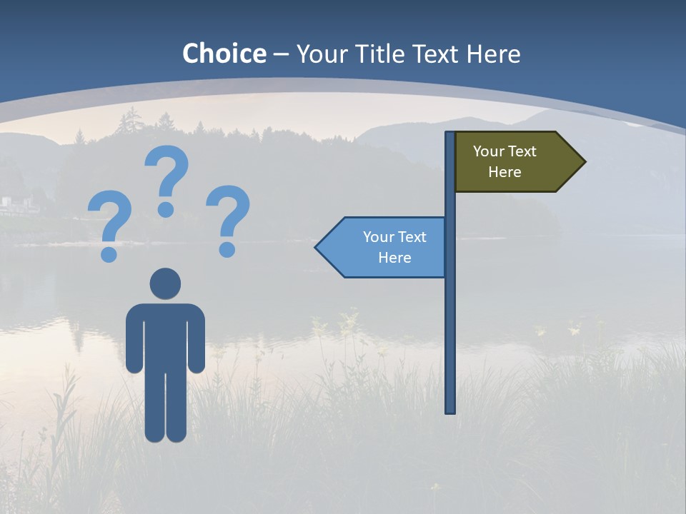 Serene Panoramic Plant PowerPoint Template