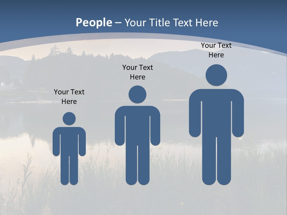 Serene Panoramic Plant PowerPoint Template