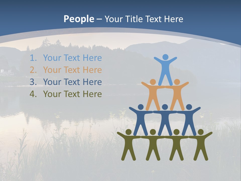 Serene Panoramic Plant PowerPoint Template