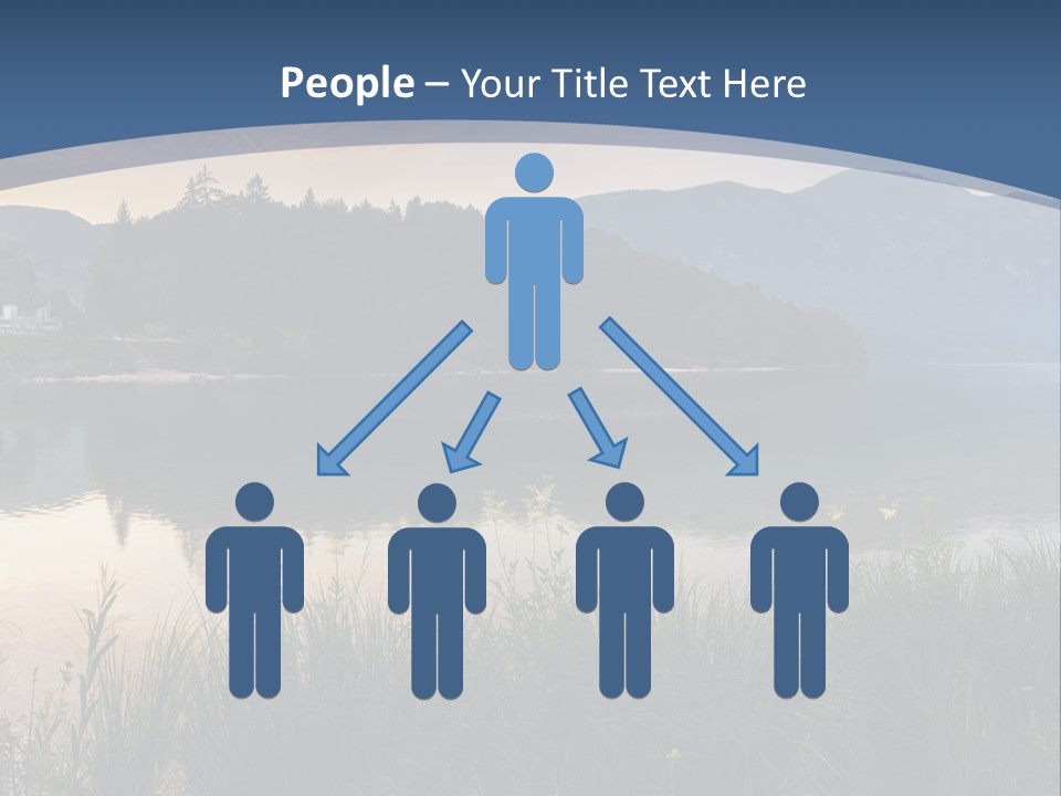 Serene Panoramic Plant PowerPoint Template