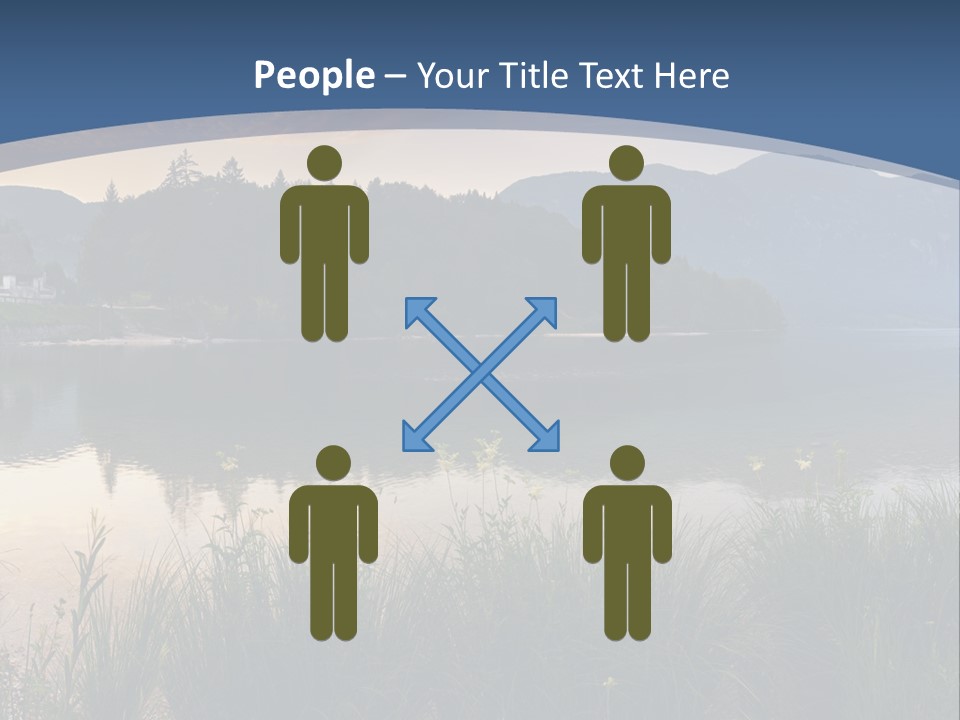 Serene Panoramic Plant PowerPoint Template