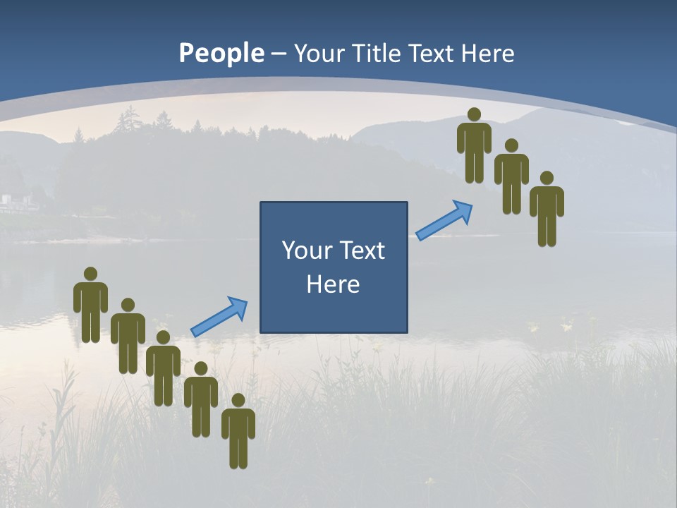 Serene Panoramic Plant PowerPoint Template