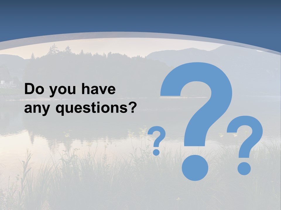 Serene Panoramic Plant PowerPoint Template