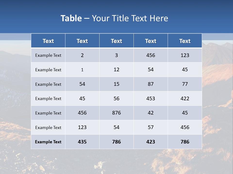 Valley Scenics Autumn PowerPoint Template