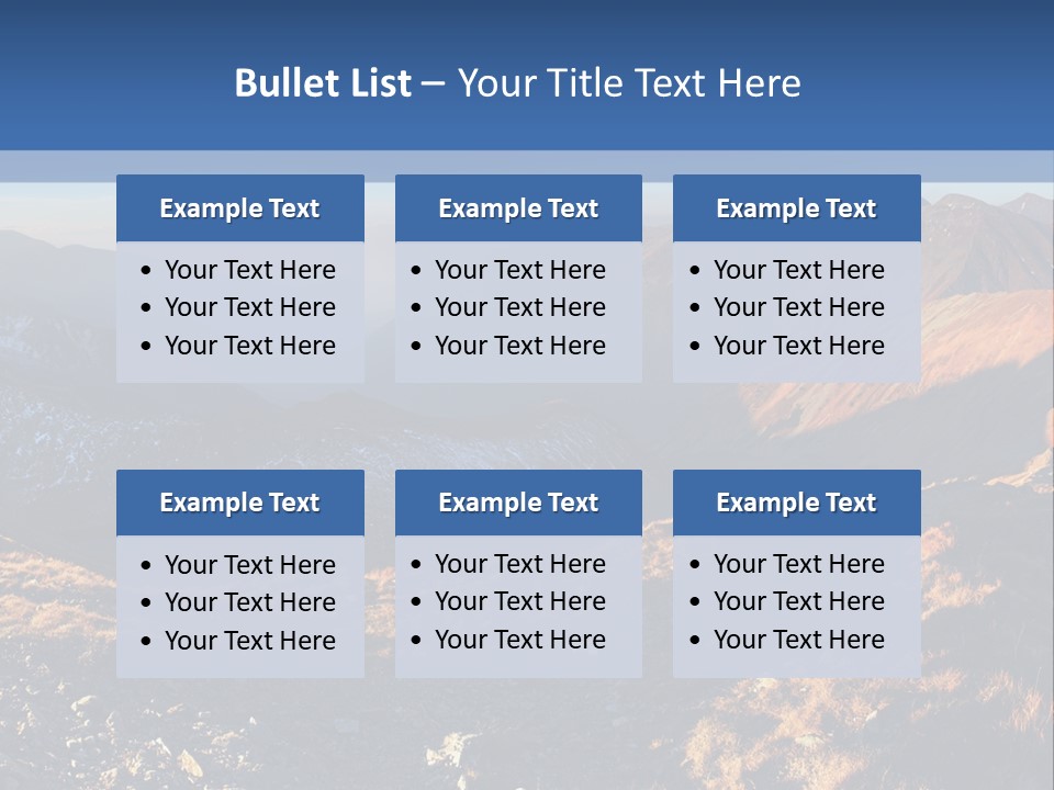 Valley Scenics Autumn PowerPoint Template