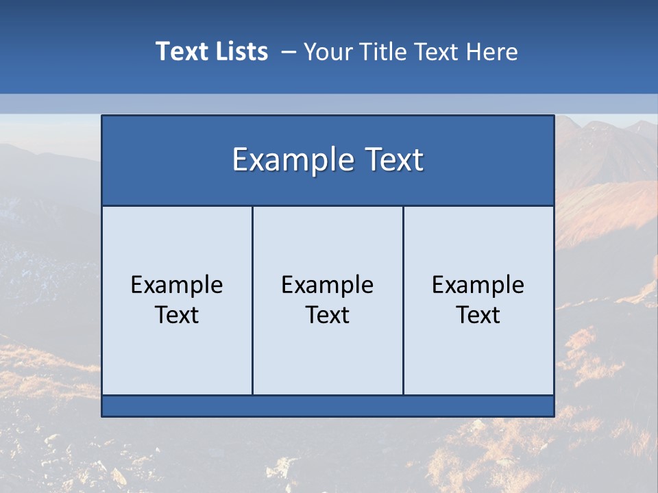 Valley Scenics Autumn PowerPoint Template