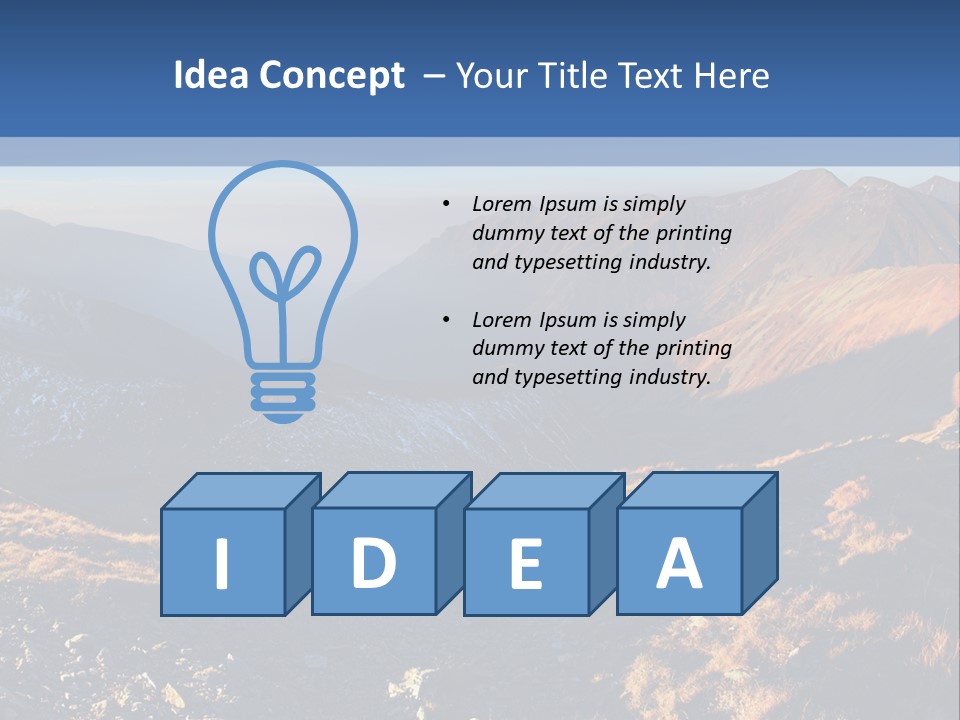 Valley Scenics Autumn PowerPoint Template