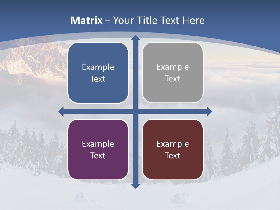 Mist Weather Sunrise PowerPoint Template