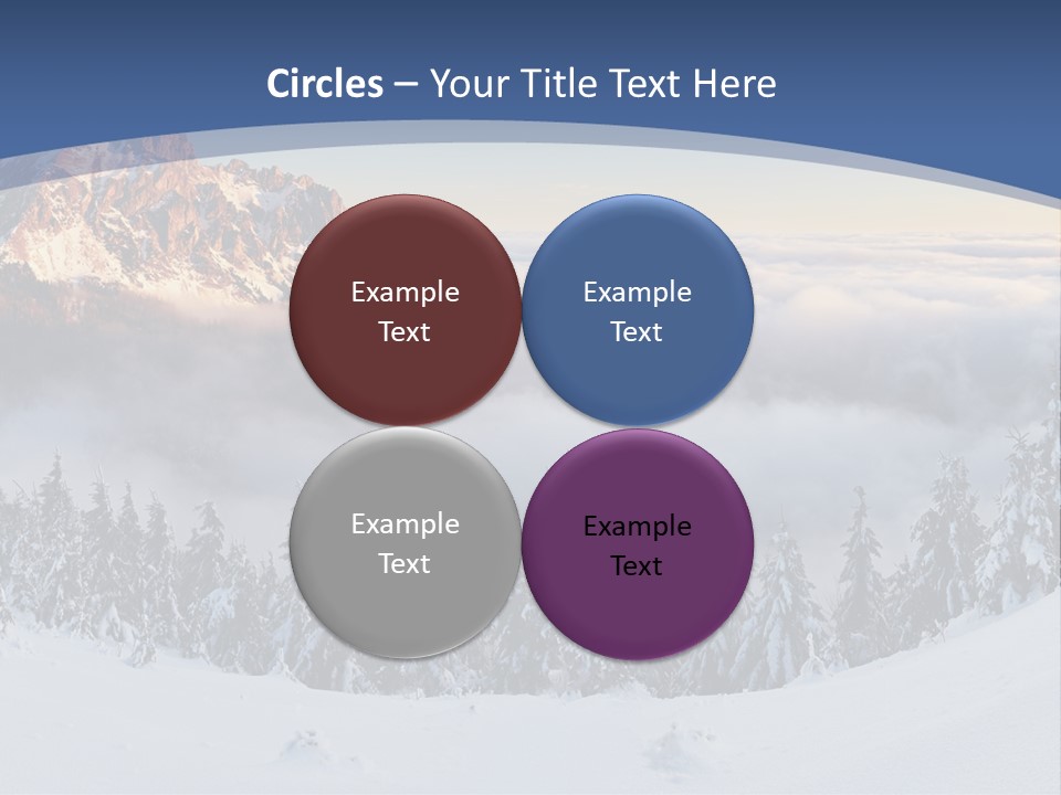 Mist Weather Sunrise PowerPoint Template