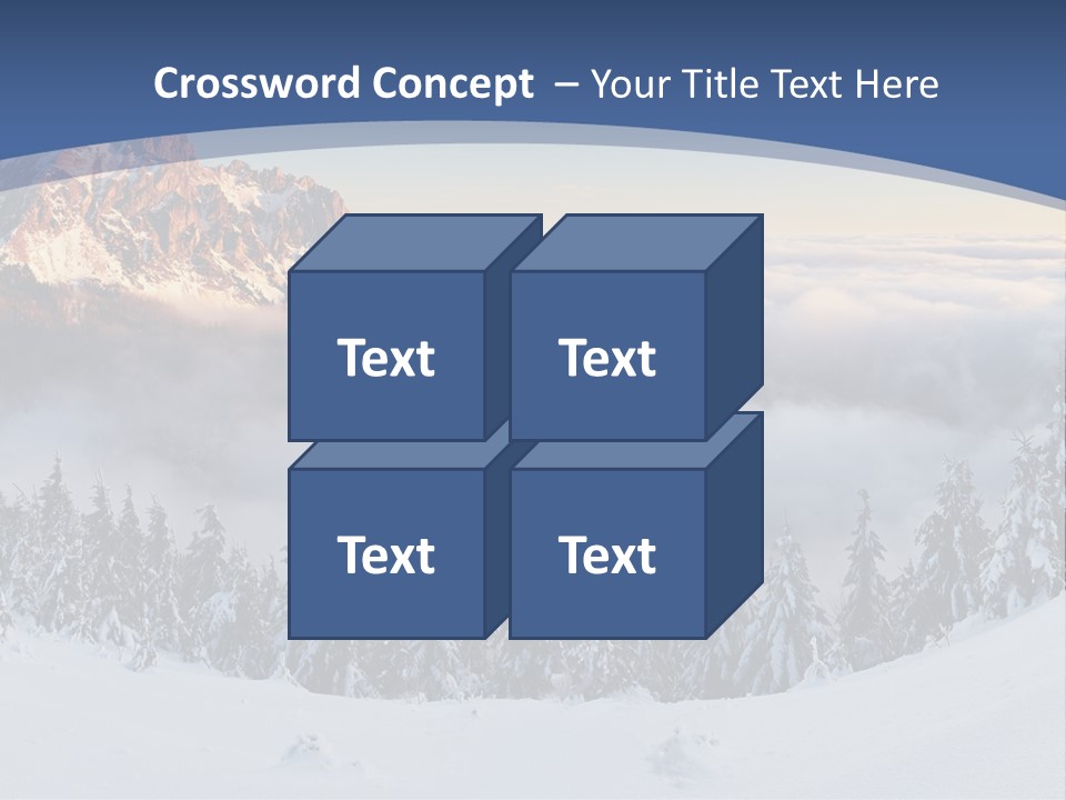 Mist Weather Sunrise PowerPoint Template
