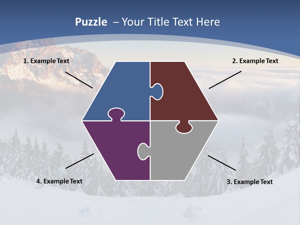 Mist Weather Sunrise PowerPoint Template