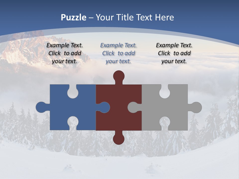 Mist Weather Sunrise PowerPoint Template