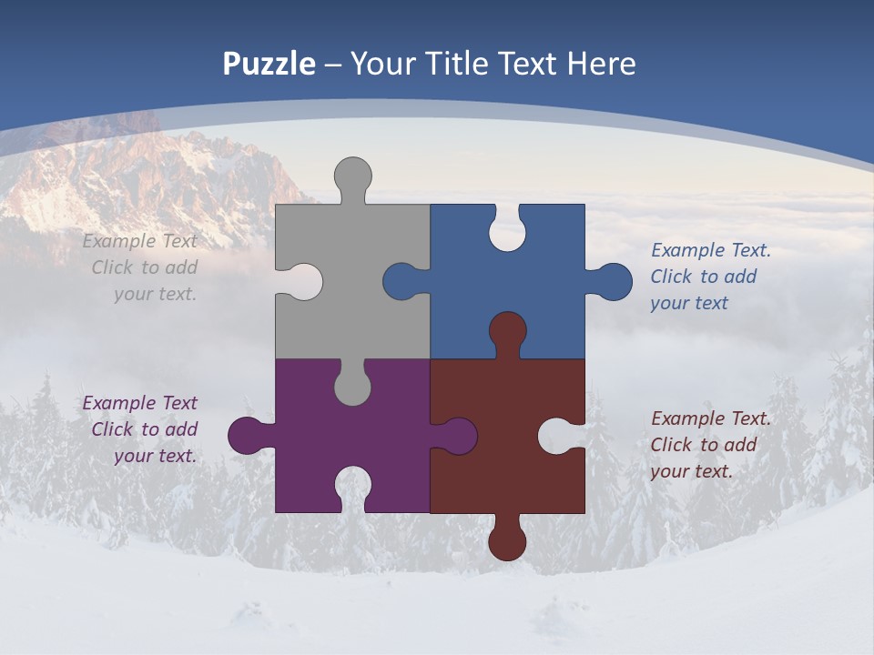 Mist Weather Sunrise PowerPoint Template