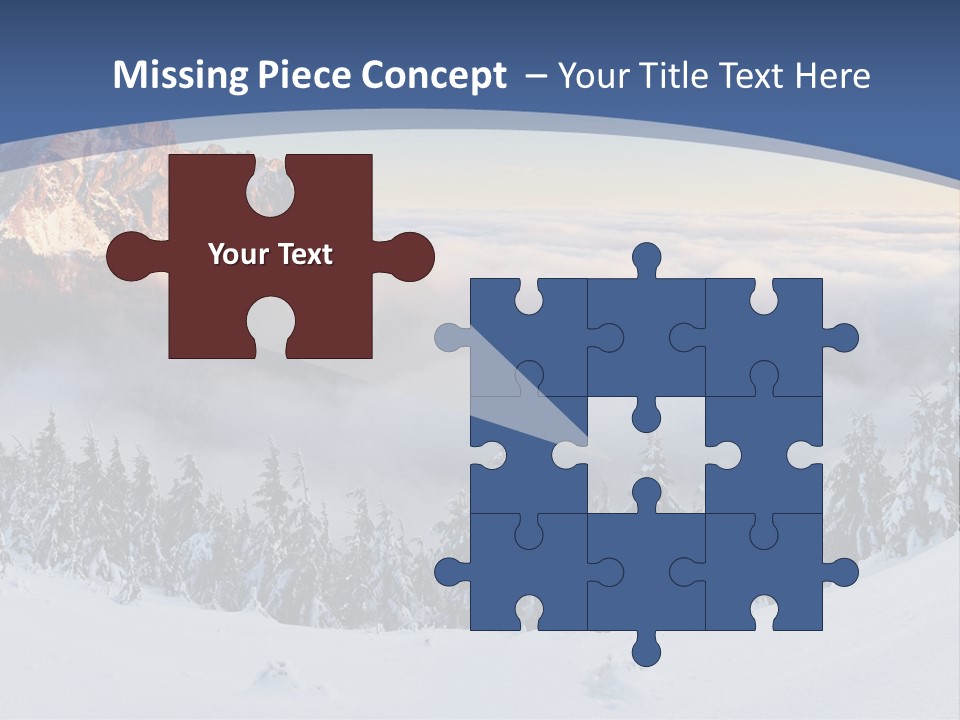 Mist Weather Sunrise PowerPoint Template