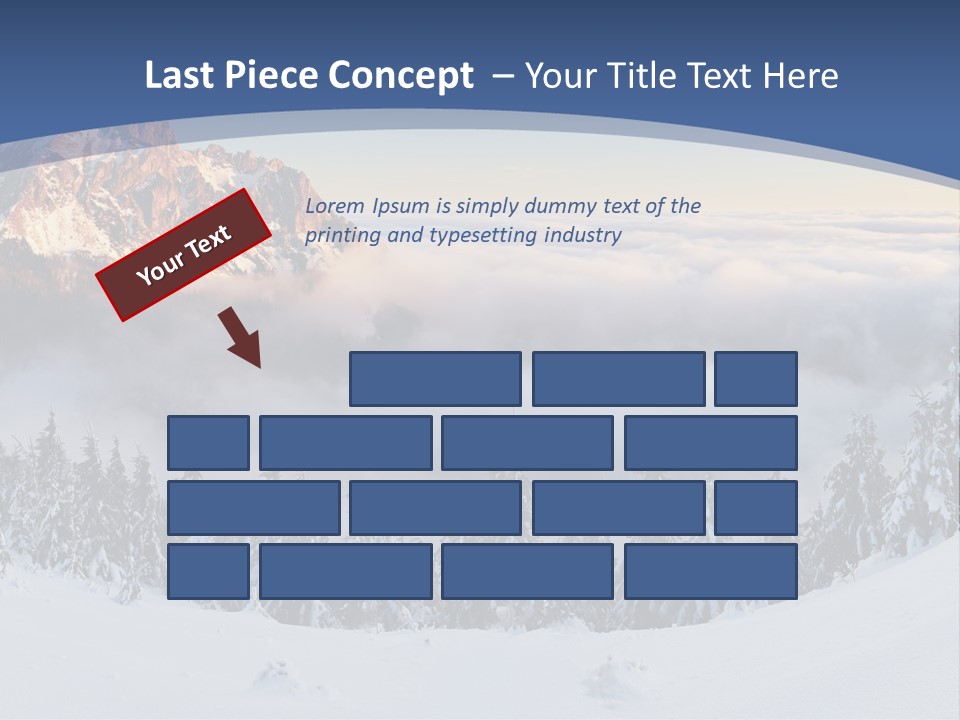 Mist Weather Sunrise PowerPoint Template